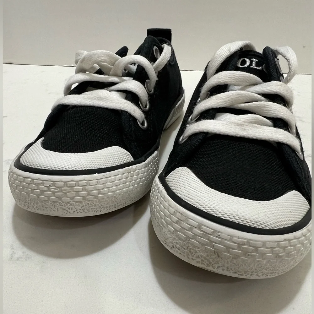 Kids Black and White Sneakers